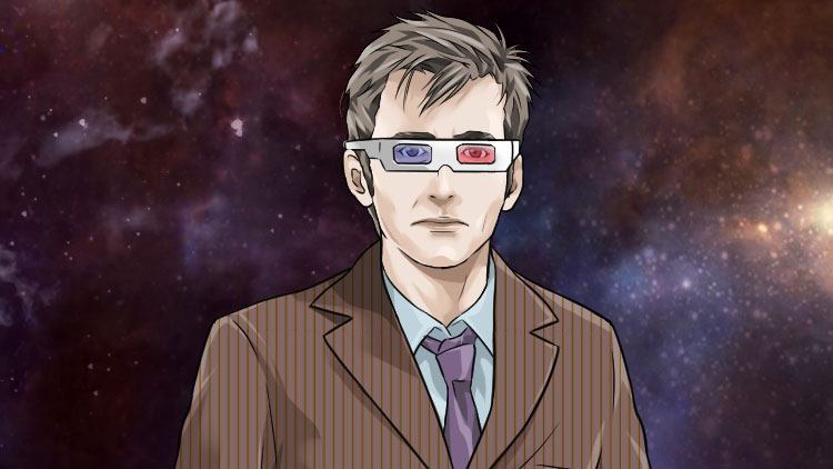 Have the 10th Doctor’s 3D Glasses in Doctor Who: Legacy on us