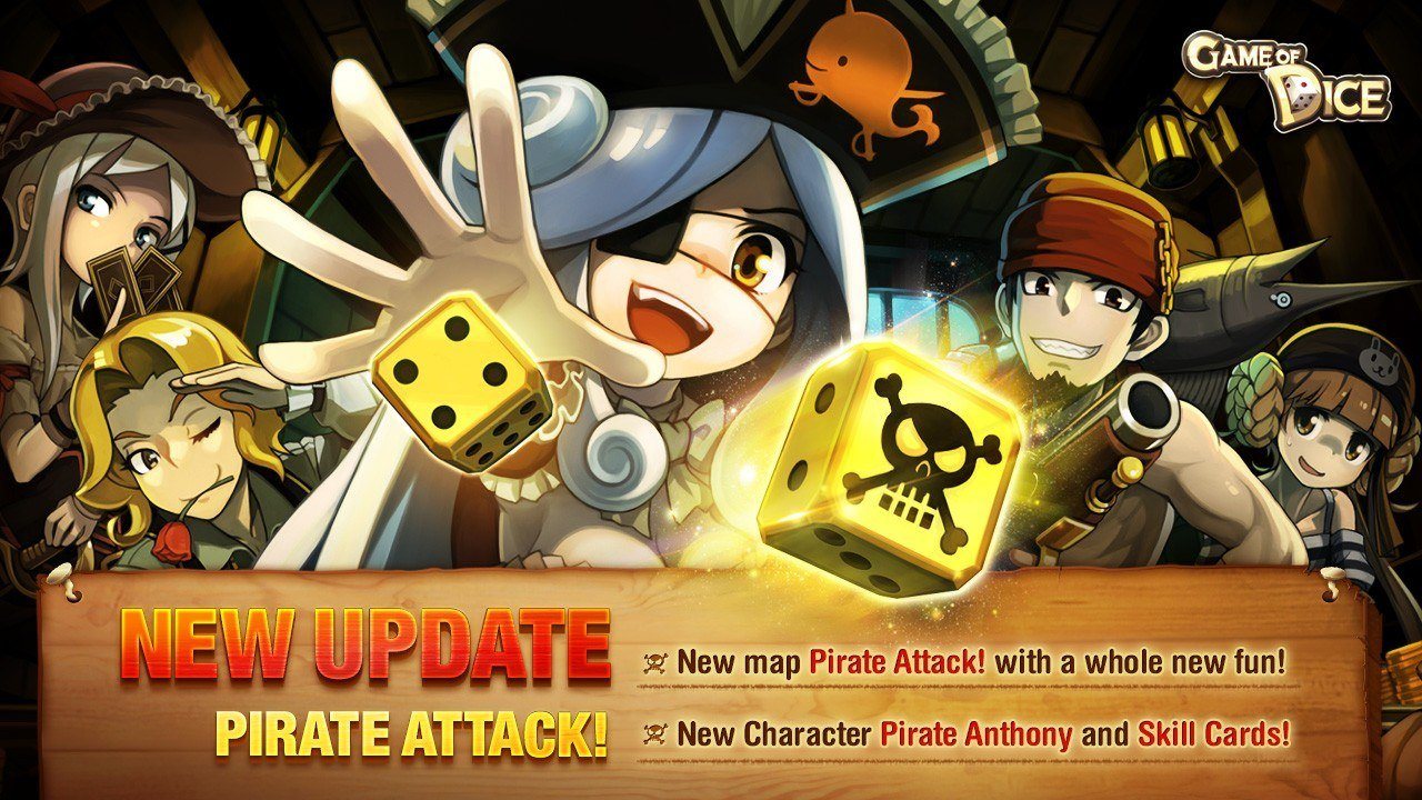 Pirate Attack Is a Brand New Content Update for Game of Dice