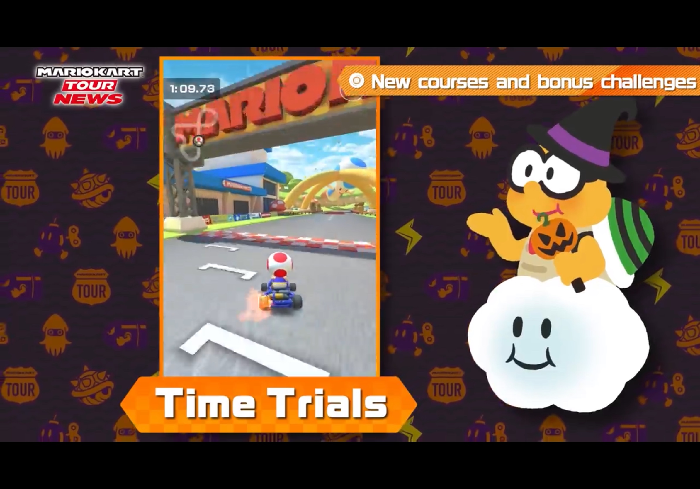Mario Kart Tour on X: The 1st Anniversary Tour is wrapping up in # MarioKartTour. Starting Oct. 20, 11 PM PT, let's race in the Halloween Tour!  Fall is in full effect with