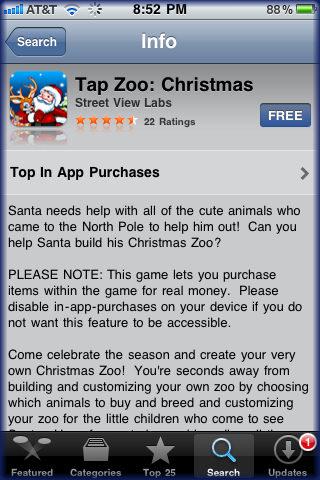Tap Zoo: Christmas Walkthrough
