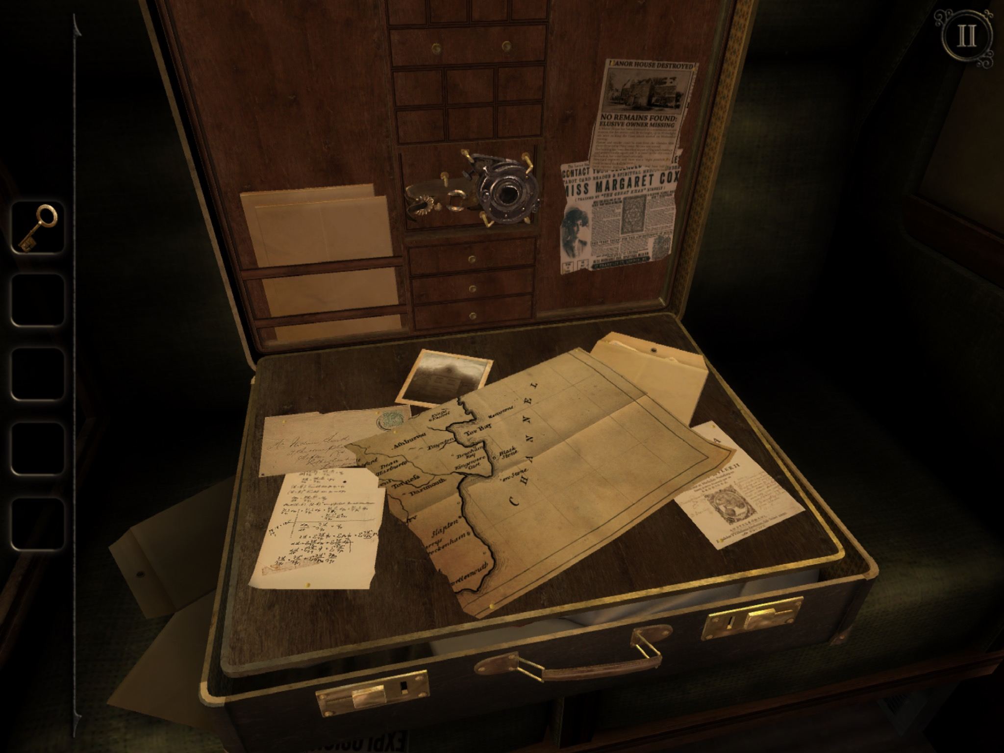 The Room Three Suitcase Compartment