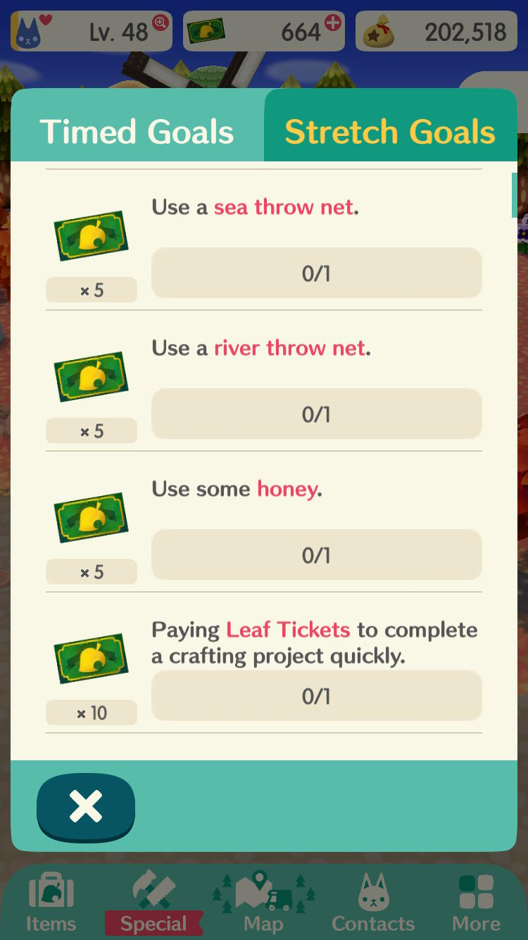 AnimalCrossingPocketCamp_Guide_Tips_StretchGoalsLeafTickets