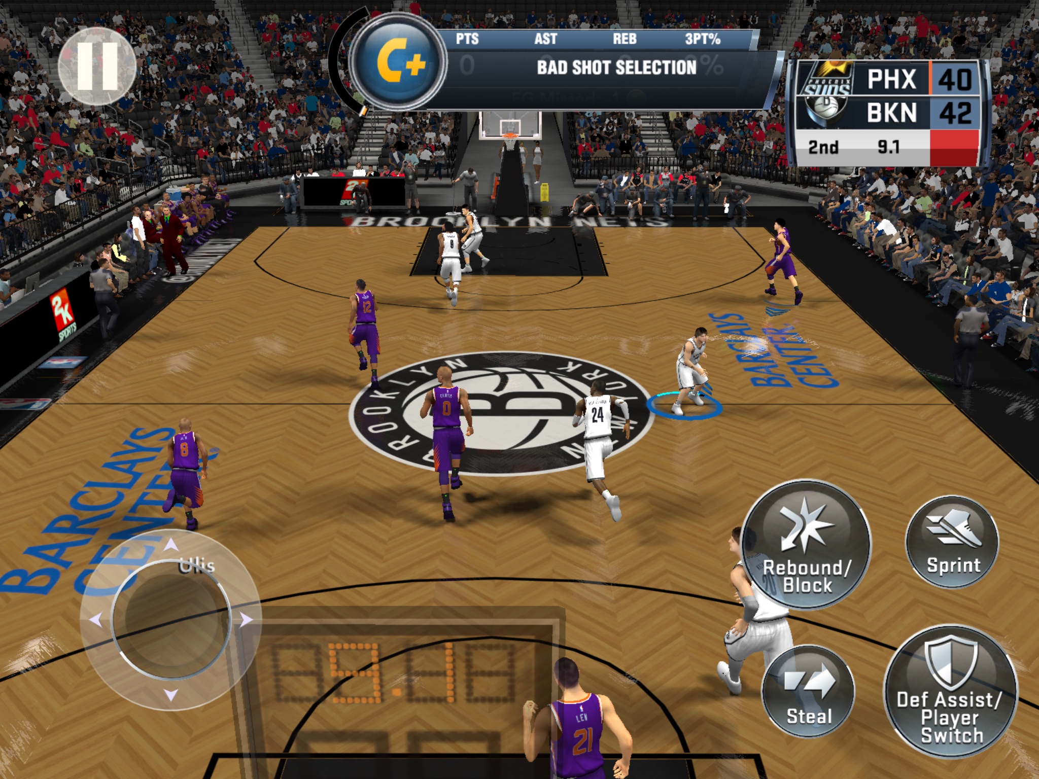 NBA 2K18 Bad Shot Selection