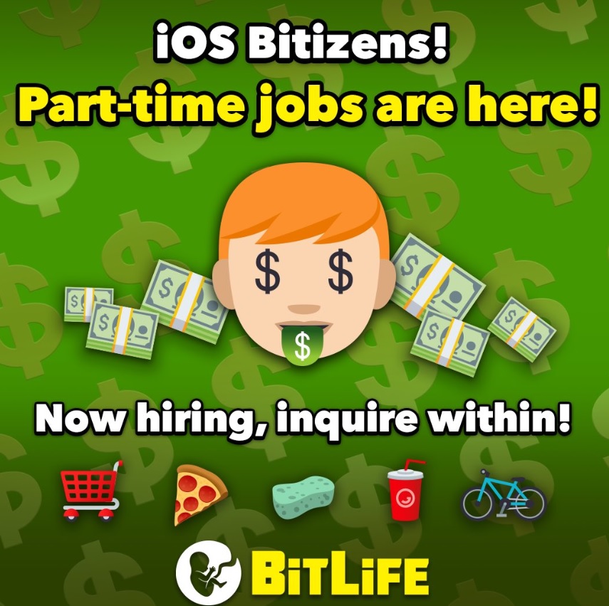 BitLife Version 1.17 FAQ: How to Get a Part-Time or Freelance Job and How to Deal with Stress (Also, Ribbons on Android!)