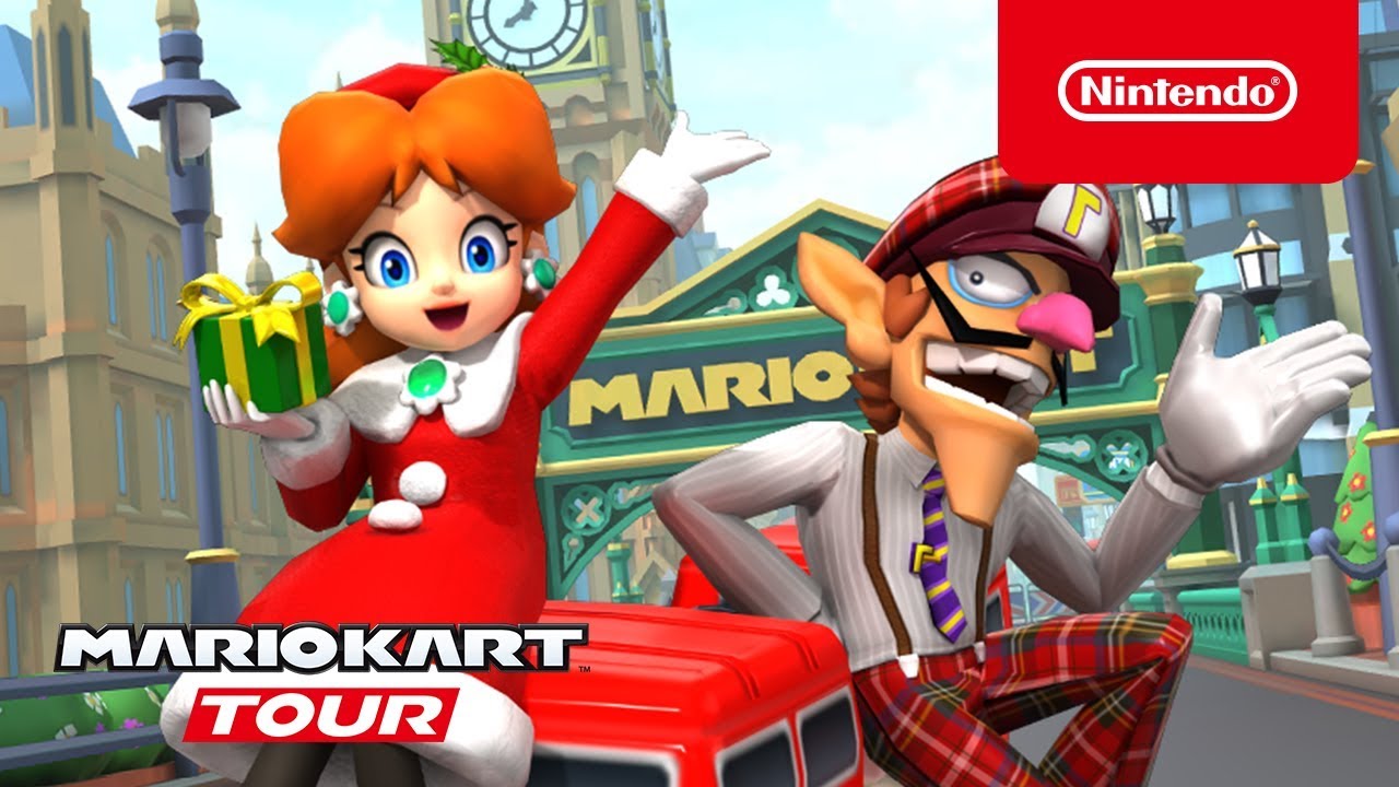 Mario Kart Tour London Tour: Waluigi (Bus Driver), Daisy (Holiday Cheer), London Loop, and Everything Else New in the Latest Update