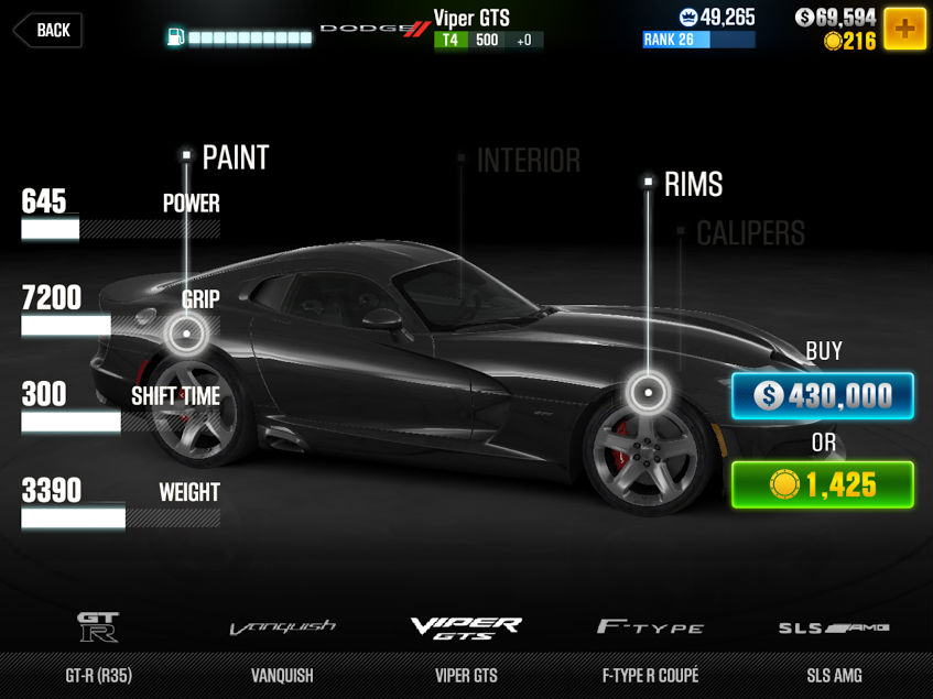 CSR2 Dodge Viper GTS