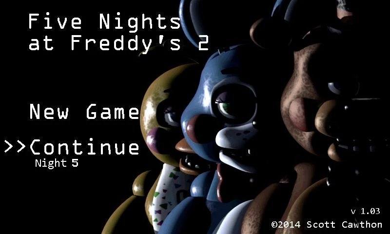 Five Nights at Freddy’s 2 is Now on Android