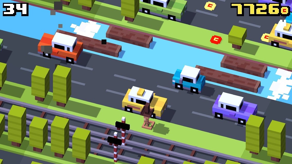 CrossyRoad_InAction_Rattles