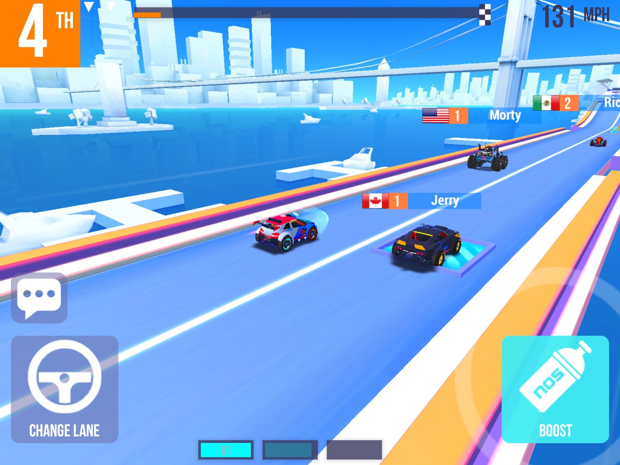 Sup Multiplayer Racing Straightaway