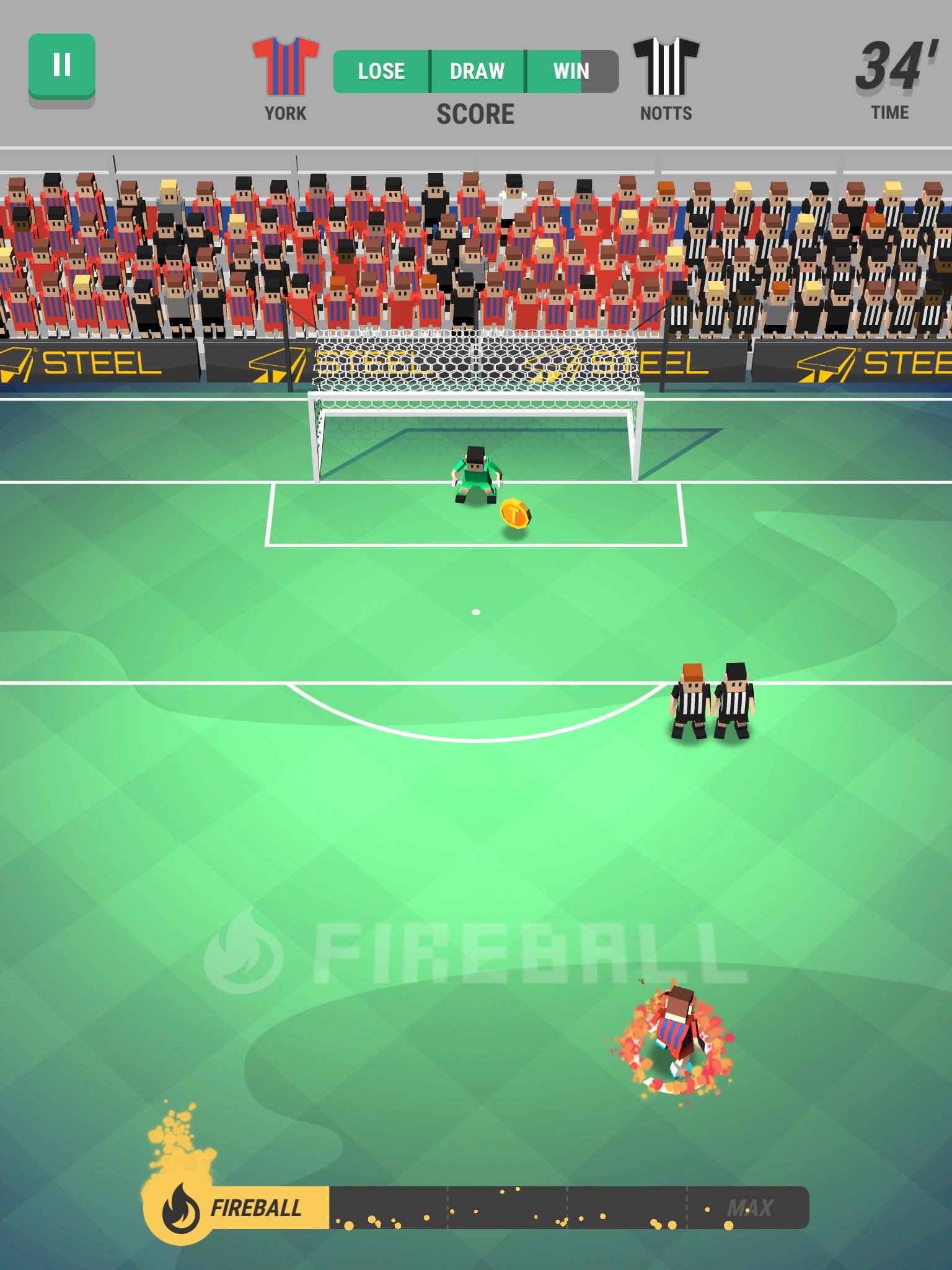 Tiny Striker: World Football Fireball