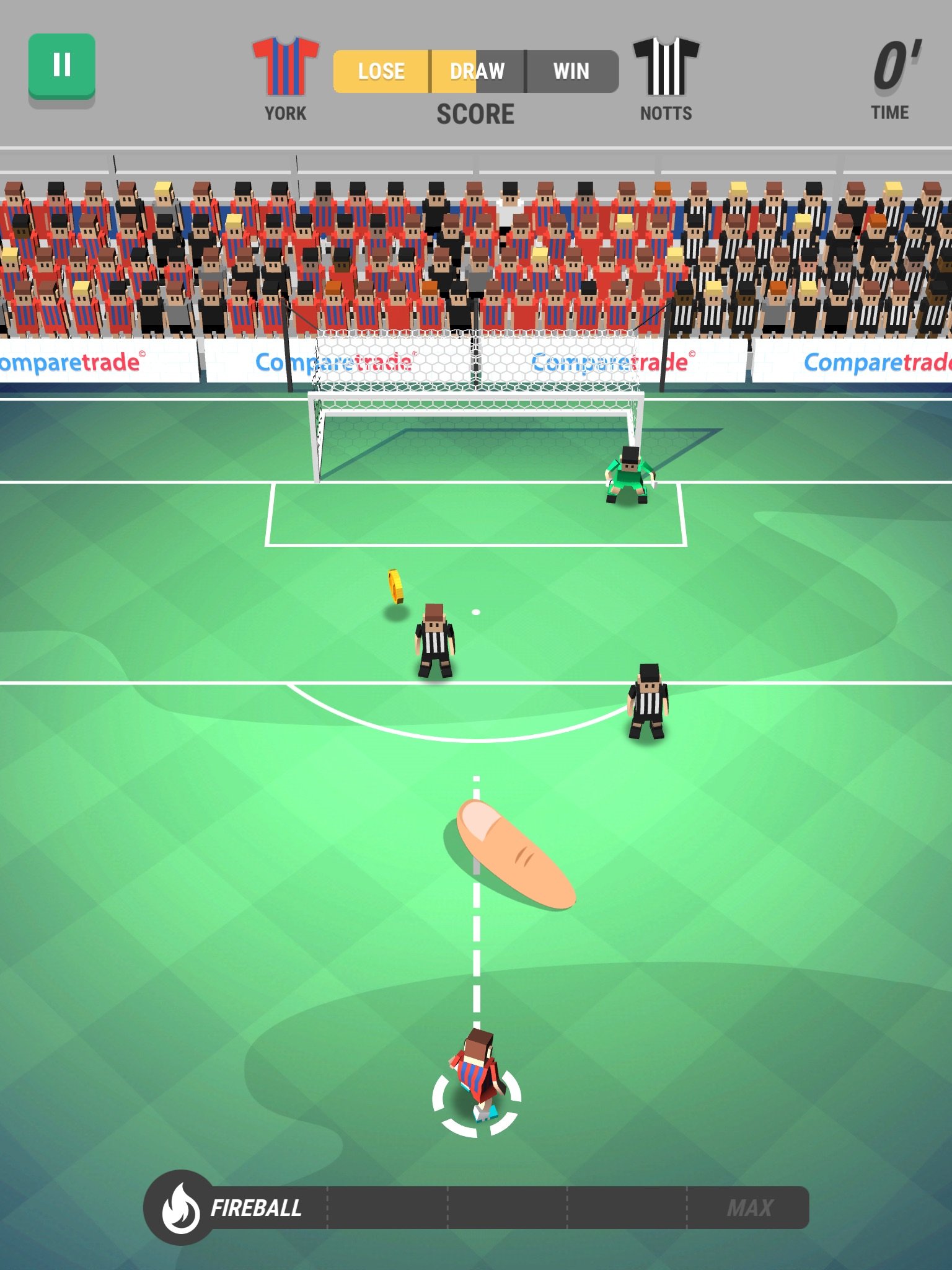Tiny Striker: World Football Gameplay