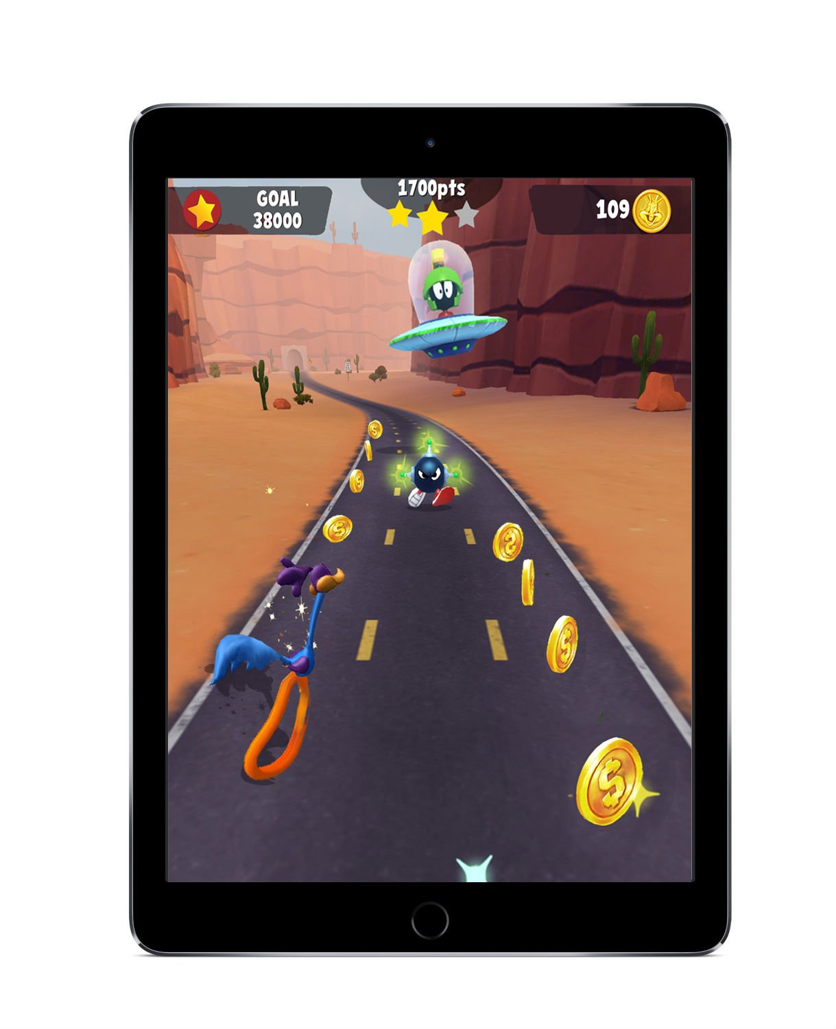 Game Play Road Runner - Looney Tunes Dash! (iPad)