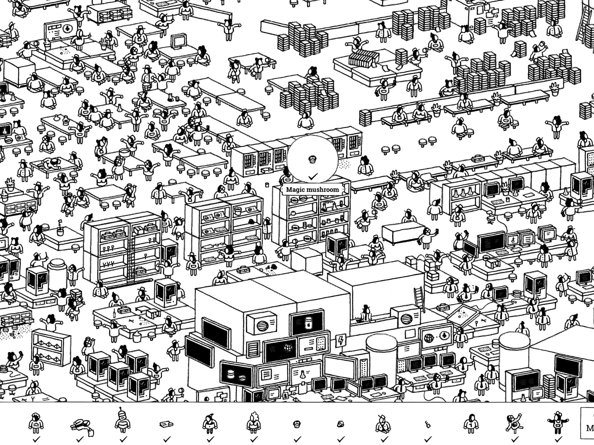 HiddenFolks_Walkthrough_TheLab_MagicMushroom HiddenFolks_Walkthrough_TheLab_MagicMushroom