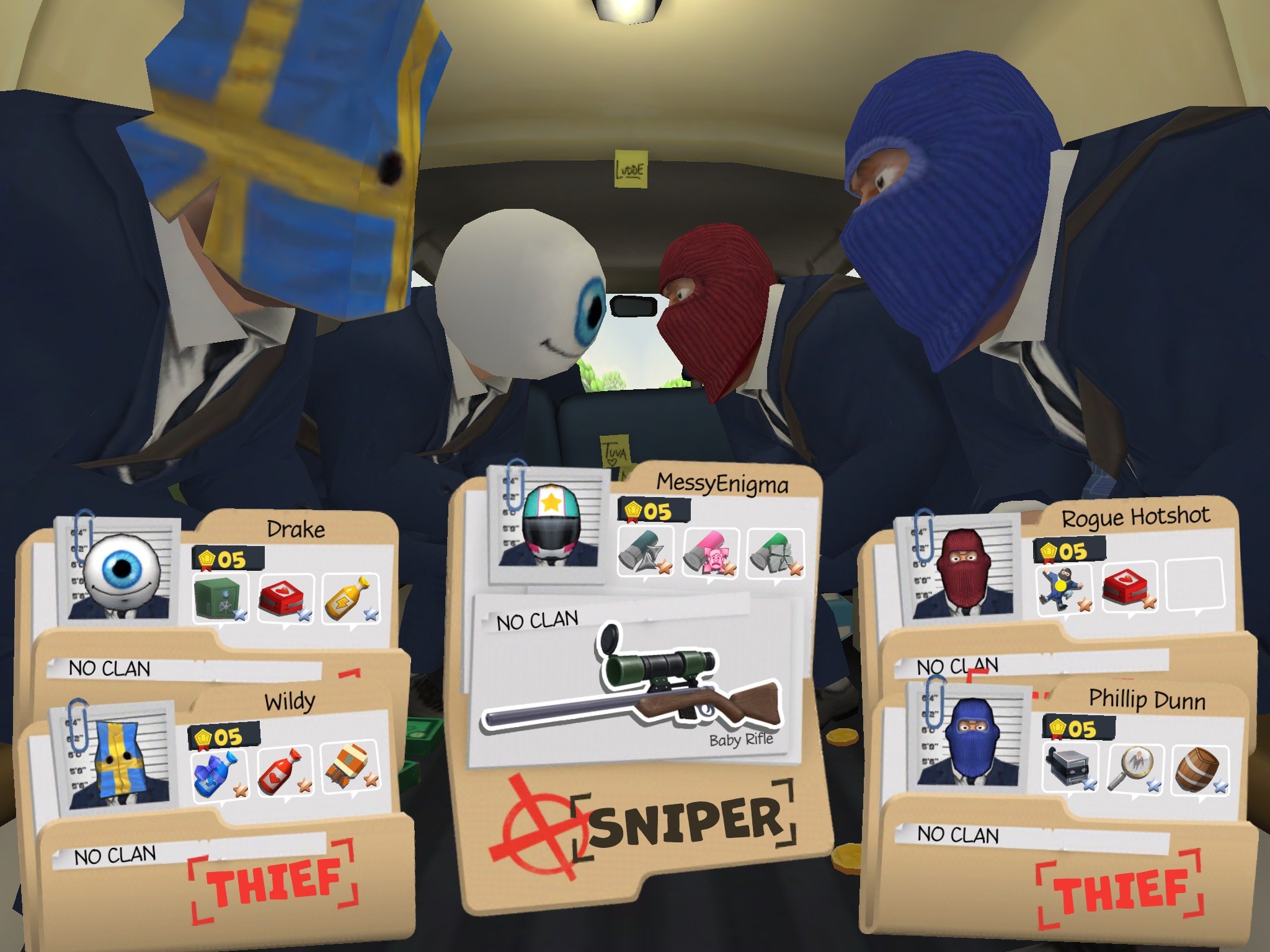 Snipers vs Thieves Team
