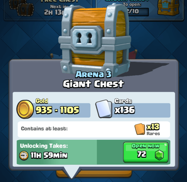 clash royale giant chest