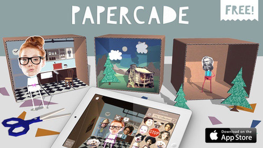 Papercade: The Shoebox Diorama Story-Game Creator App