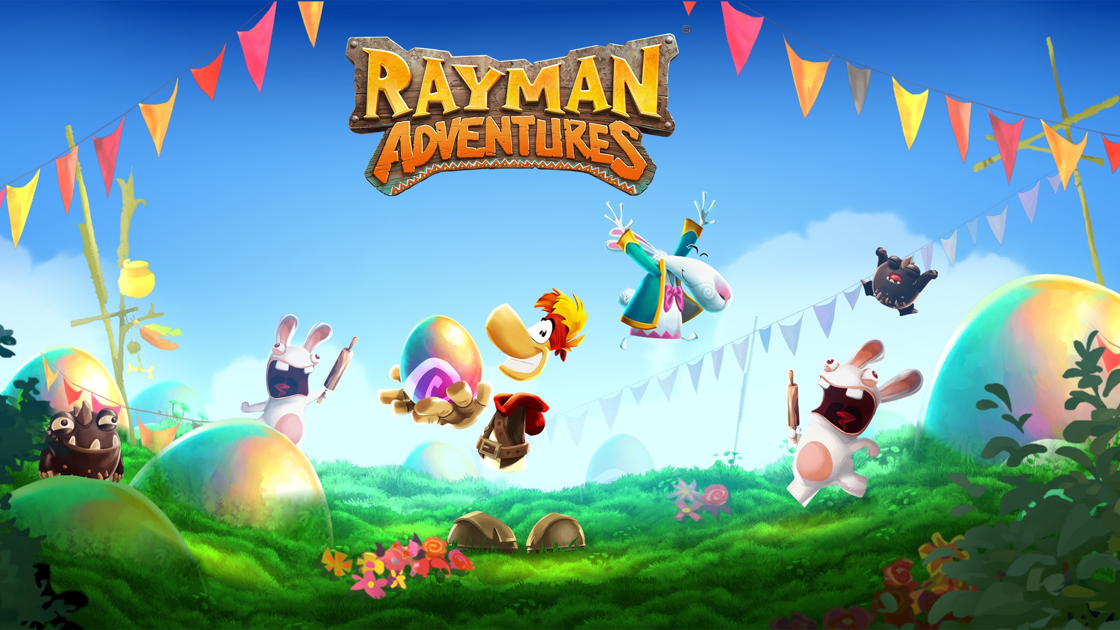The Rabbids Are Here in Rayman Adventures New Easter Update