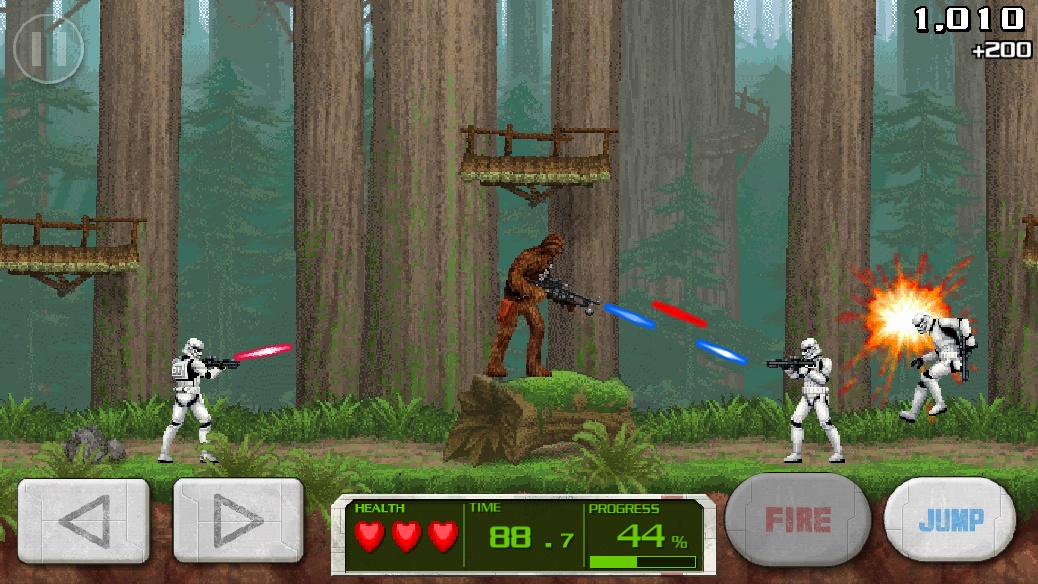 Chewie Goes Contra In New Star Wars Minigame from Konami