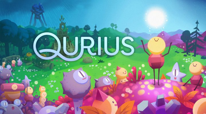 Qurius title screen