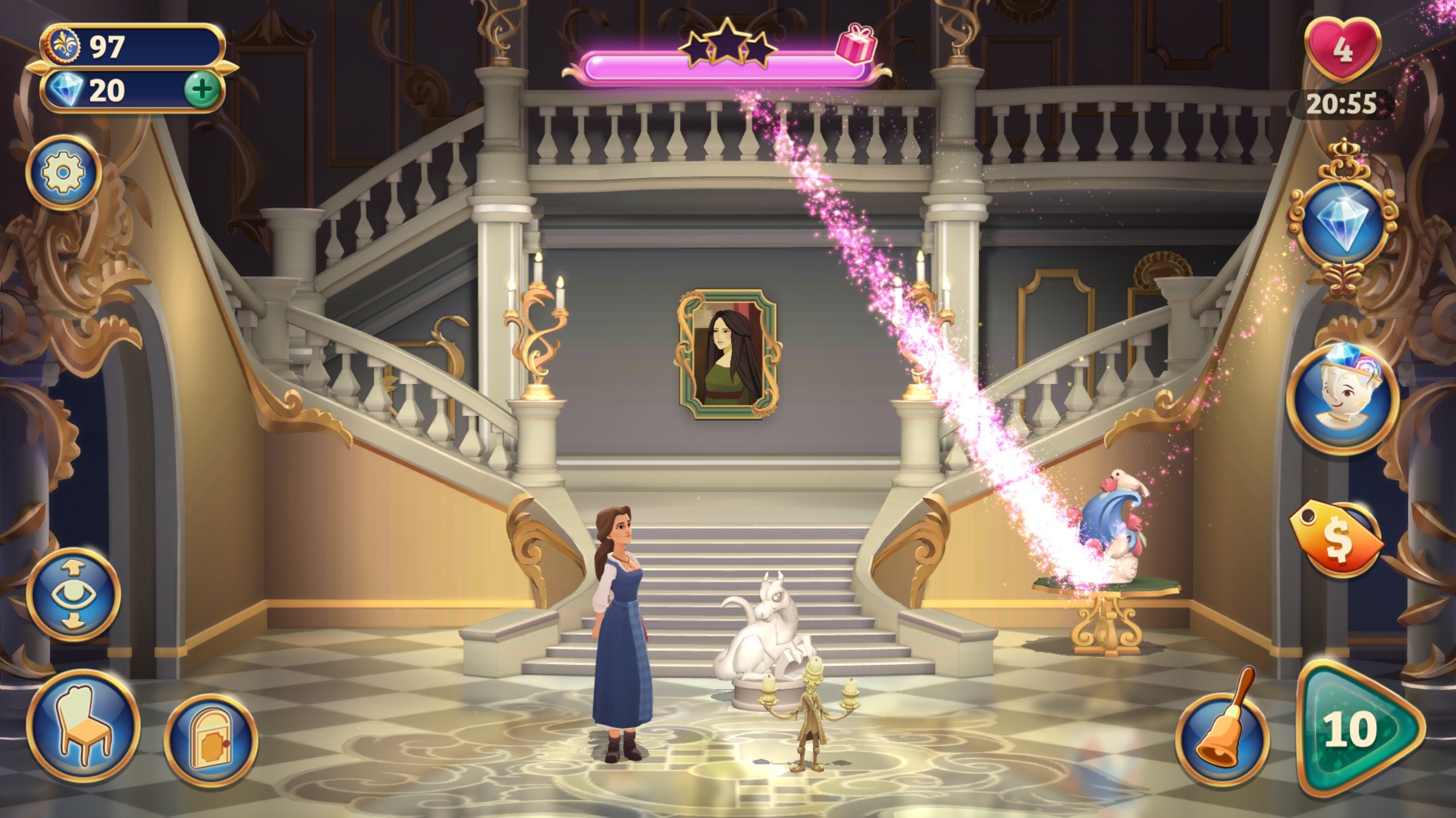 Beauty and the Beast Perfect Match Item Placement