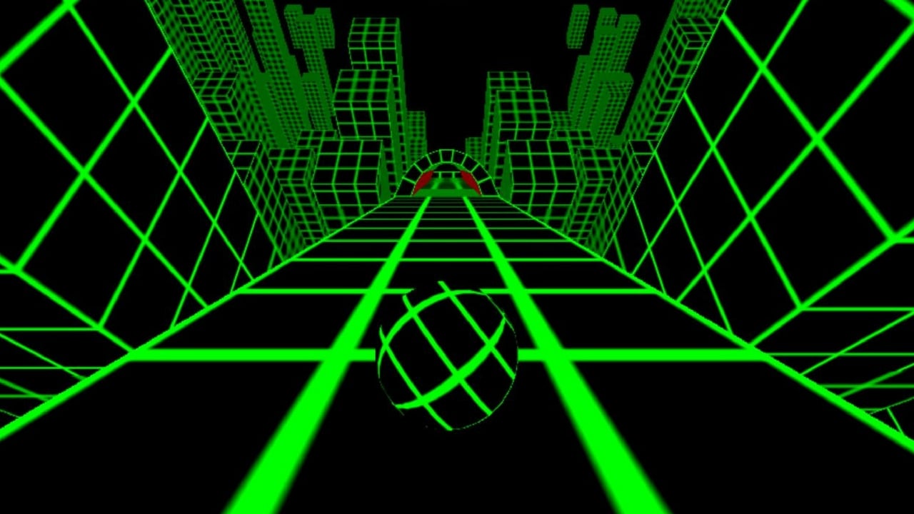 Slope is an arcade score-chaser with a Tron vibe and a killer hook