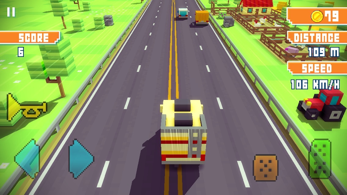 Blocky Highway Review: Crashy Road