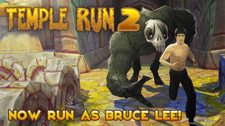 Bruce Lee Enters the Temple Run