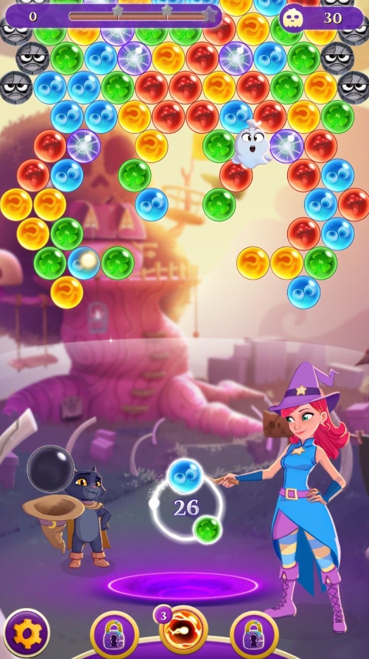 Bubble Witch 3 Saga Review: Refined Bubbles – Gamezebo