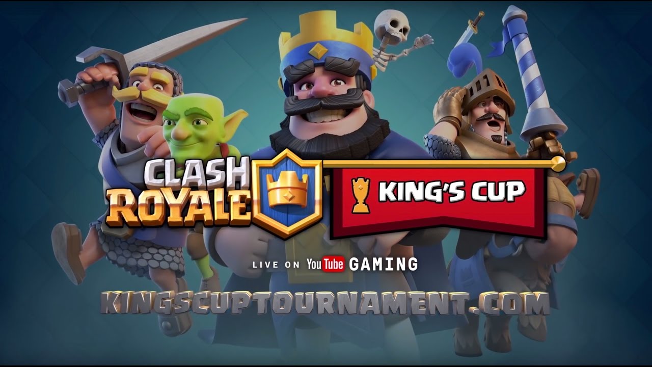 YouTube Gaming Presenting Clash Royale King’s Cup Live