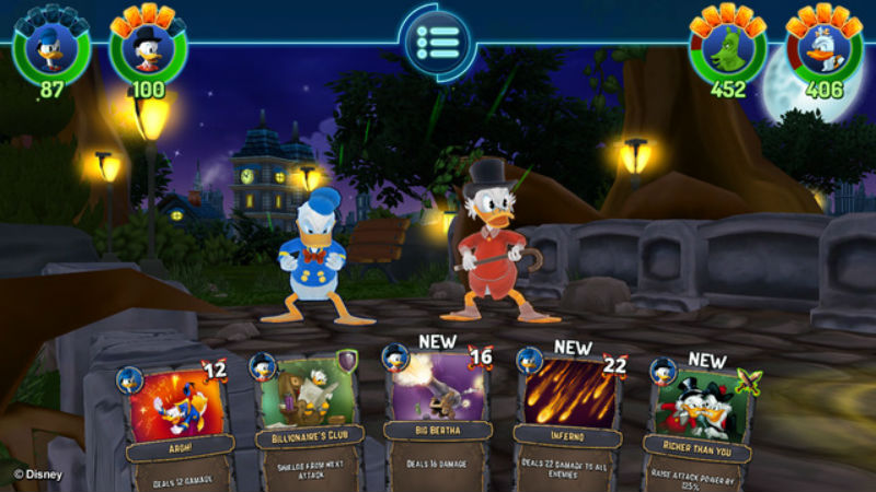Donald Duck and Pals Play Cards for Keeps in The Duckforce Rises