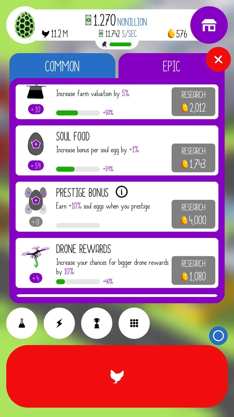 How to Prestige in Egg, Inc. And Why You Really Should