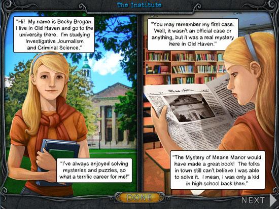 The Institute – A Becky Brogan Adventure Preview