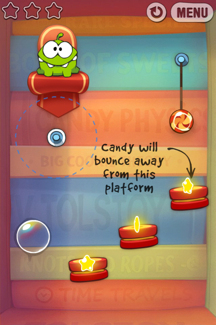 Cut the Rope: Experiments Review