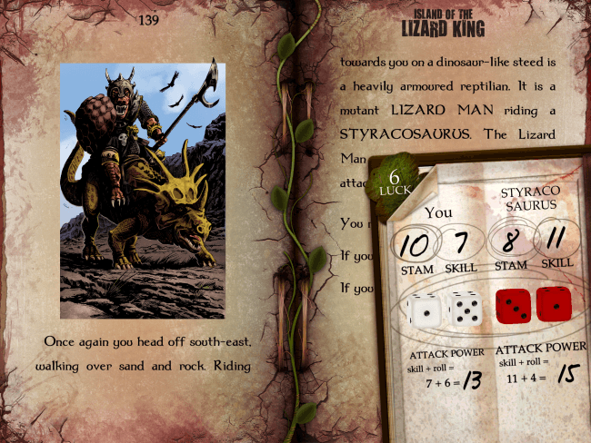 Fighting Fantasy: Island of the Lizard King Review