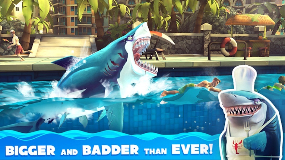 Eat Everything in Hungry Shark World