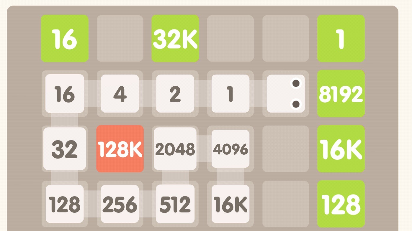 2048 Snake: A Clever Hybrid, and Proof of Ouroborous