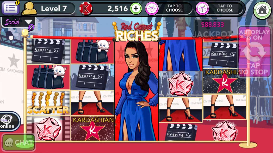 Kim Kardashian’s Next Game is… Slots?