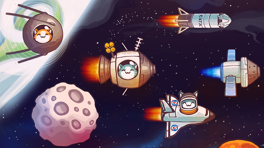 Catomic: A Deepspace Puzzle Game with a Personal Touch