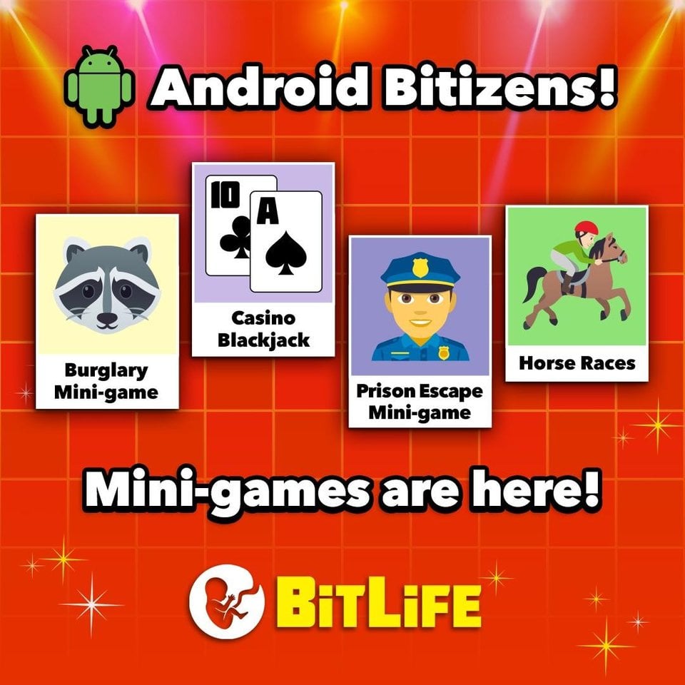 BitLife Mini-game Guide: How to Commit a Burglary, How to Escape Prison, How to Win at Casino Blackjack and How to Win at the Horse Races