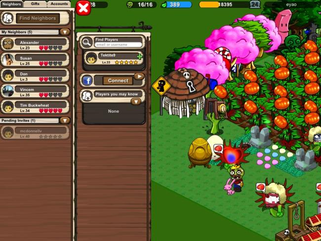 Zombie Farm gets social with latest update
