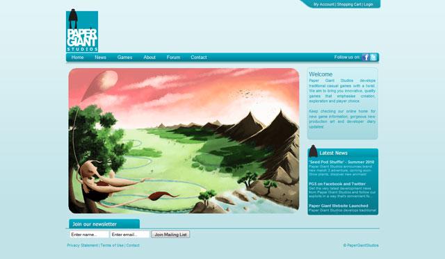 Welsh casual game developer Paper Giant Studios launches website, announces first title