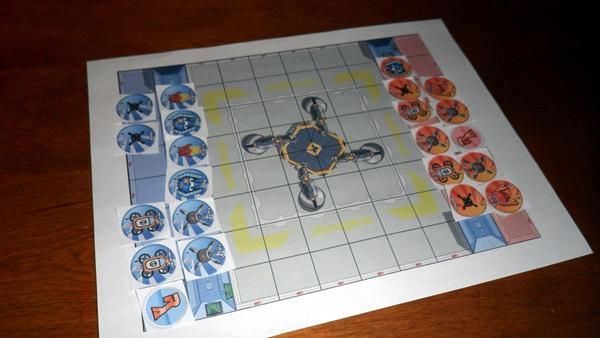 Bravado Waffle wants to turn their upcoming iOS game RoboArena into a board game