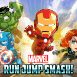Save the world one verb at a time in Marvel Run Jump Smash!