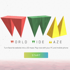 With World Wide Maze, every website is a game