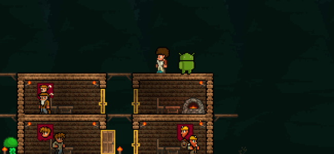 Terraria is now on Android, complete with robot mascot exclusive