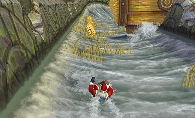 Santa Claus and water slides come to Temple Run 2
