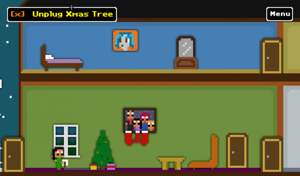 Quiet Christmas is a merry old-school adventure game
