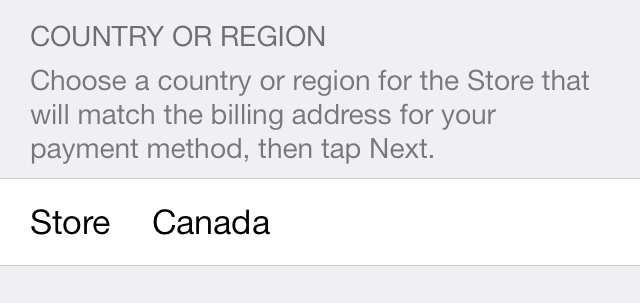 How to get a Canadian iTunes account