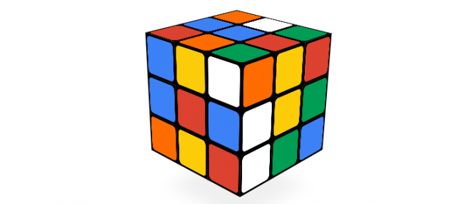 But you can’t peel the stickers off: Play Rubik’s Cube on Google