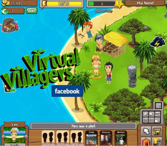 Virtual Villagers launches on Facebook